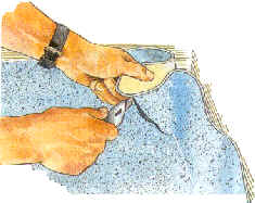 Укладка коммерческого линолеума