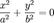 \frac{x^2}{a^2}+\frac{y^2}{b^2}=0